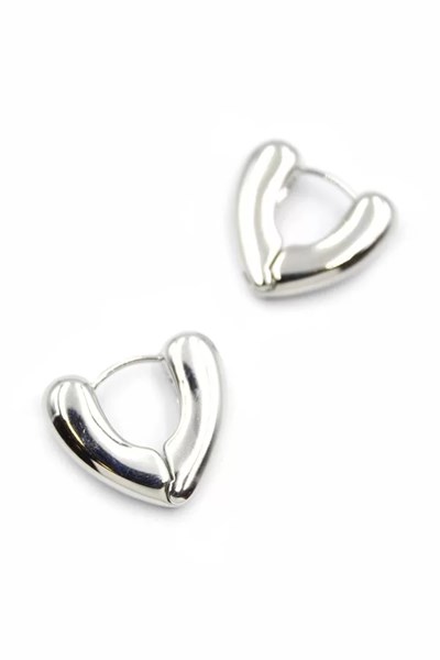 Kalp Küpe - Gümüş