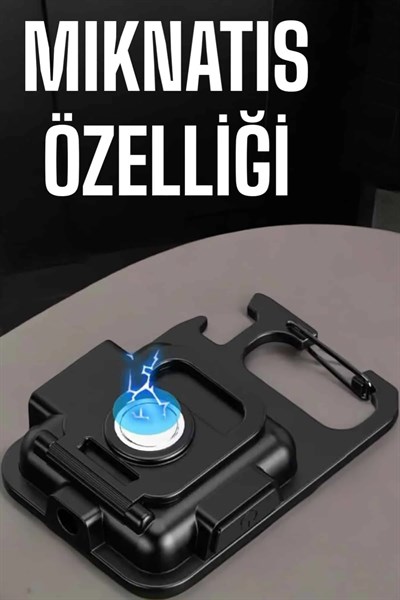 Kamp Işığı Çok Fonksiyonlu Taşınabilir Anahtarlık Kapak Açma Manyetik Özelliği