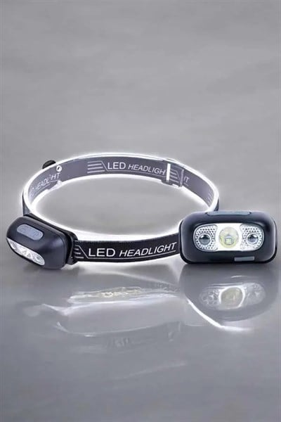 Kamp Lambası Led Işık Kafa Lambası Balıkçı Lambası Ayarlanabilir