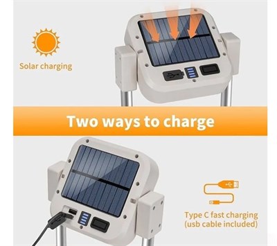 Katlanabilir Kamp Lambası Çok İşlevli Ultra Güçlü 4 Modlu Aydınlatma