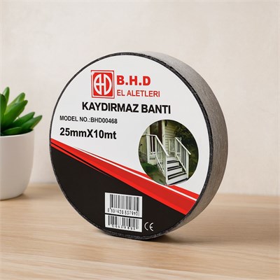 Kaydırmaz Bant 25 mm x 10 m Siyah
