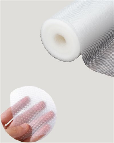 Kaydırmaz şeffaf raflık çekmece örtüsü 45x300 cm