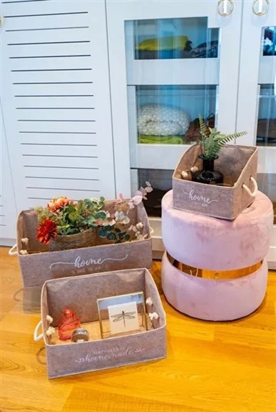 Keçe Raf Organizer Maxi Boy Kutu Düzenleyici