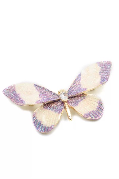 Kelebek Broş - Mor