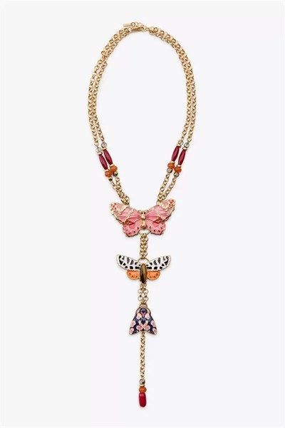 Kelebek Kolye - Altın