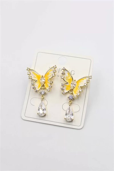 Kelebek Küpe - Altın