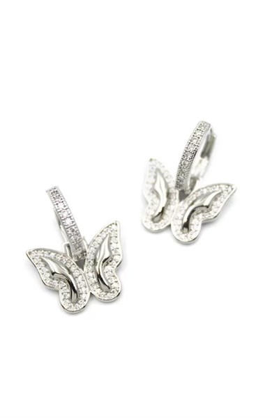 Kelebek Küpe - Gümüş