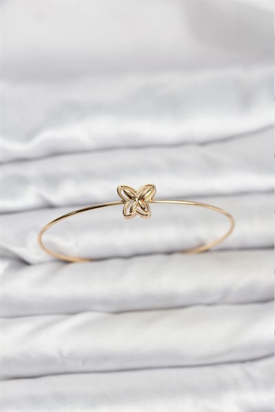 Kelebek Model Gold Renk Bileklik