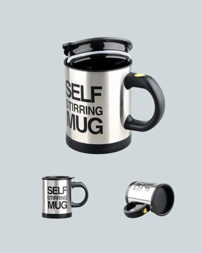 Kendi Kendini Karıştıran Termos Kupa – Pratik, Güçlü Motorlu ve Termos Özellikli