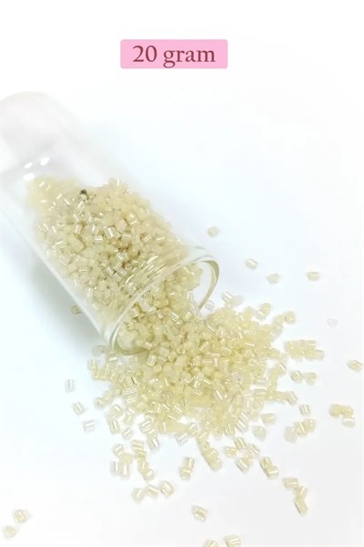 Kesme Cam Boncuk 2mm - 4 Renk - Toplam 80 Gram - BNC444