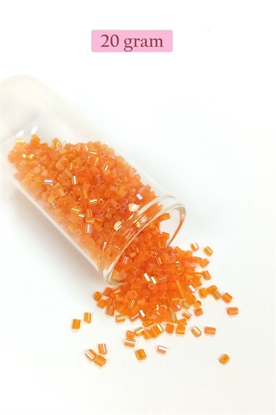 Kesme Cam Boncuk 2mm - 4 Renk - Toplam 80 Gram - BNC437