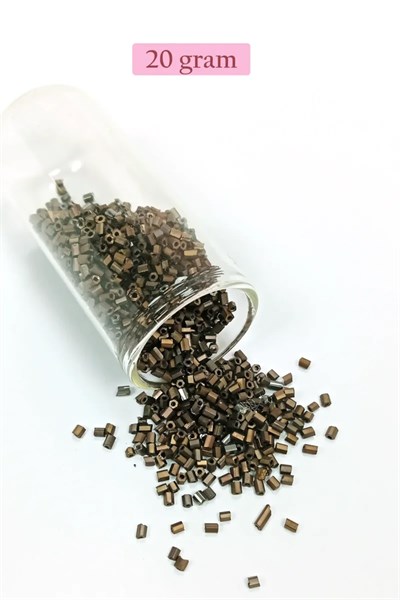 Kesme Cam Boncuk 2mm - 4 Renk - Toplam 80 Gram - BNC446