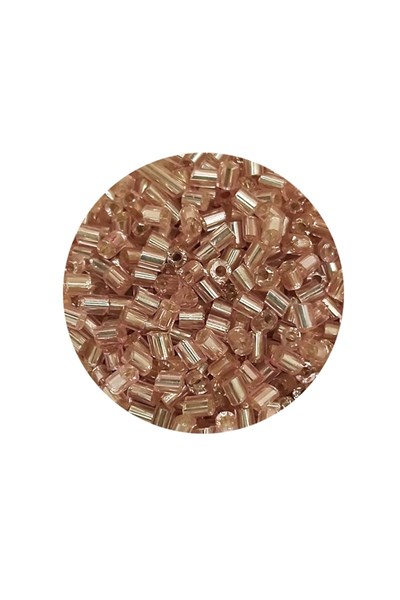 Kesme Cam Boncuk 2mm - 60 Gram - Açık Kahverengi - BNC379