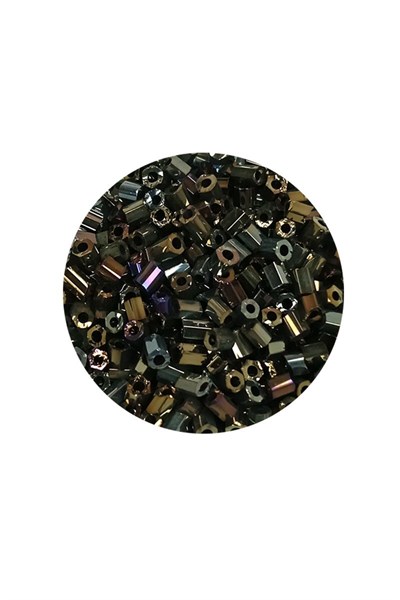 Kesme Cam Boncuk 2mm - 60 Gram - Asker Yeşili - BNC388