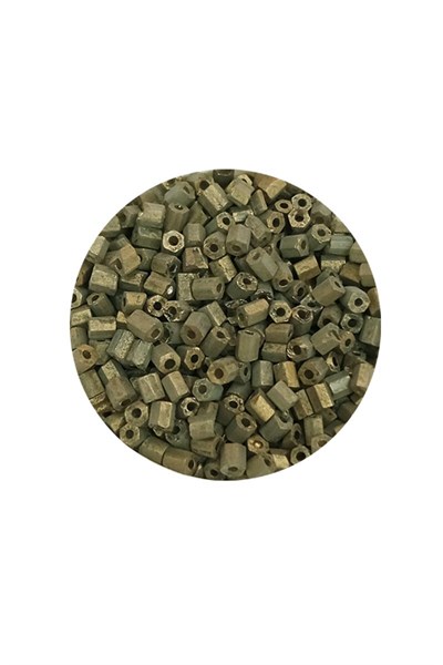 Kesme Cam Boncuk 2mm - 60 Gram - Mat Asker Yeşili - BNC365