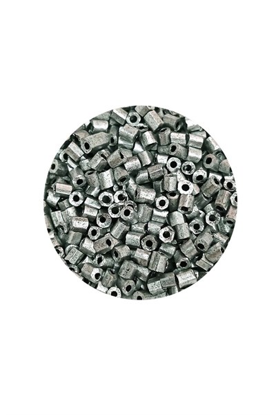 Kesme Cam Boncuk 2mm - 60 Gram - Mat Gümüş - BNC381