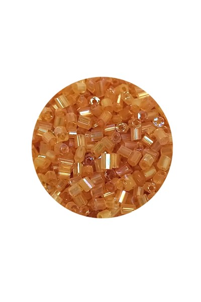 Kesme Cam Boncuk 2mm - 60 Gram - Şeffaf Altın - BNC366