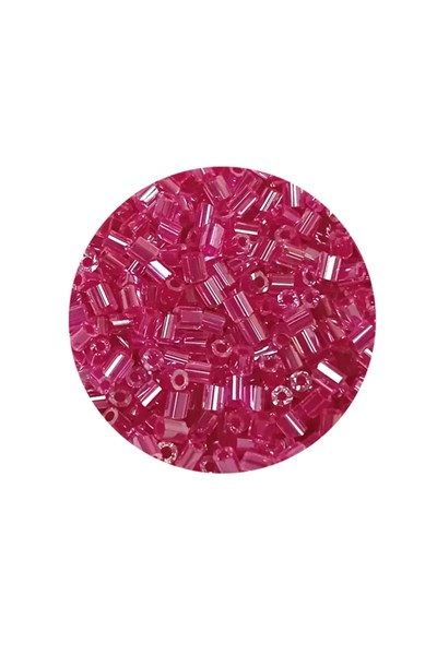 Kesme Cam Boncuk 2mm - 60 Gram - Şeffaf Pembe - BNC382