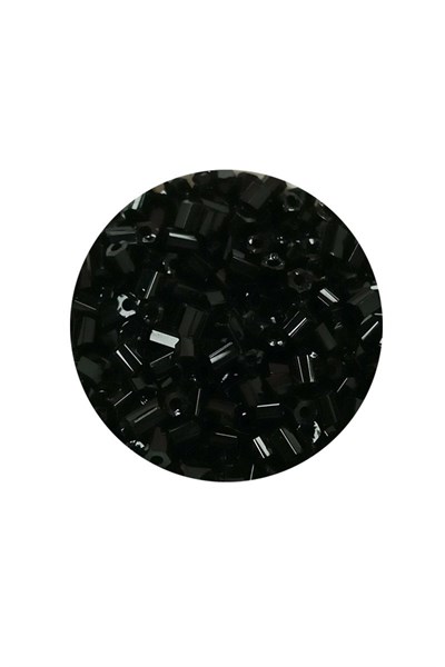 Kesme Cam Boncuk 2mm - 60 Gram - Siyah - BNC360