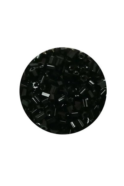 Kesme Cam Boncuk 2mm - 60 Gram - Siyah - BNC360