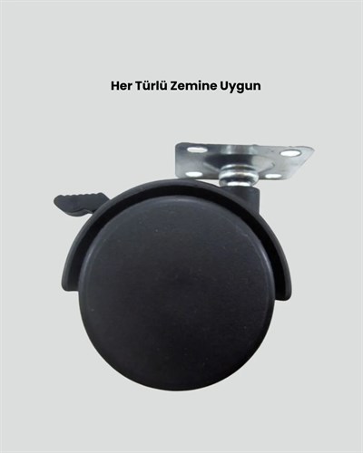 Kilitli Mobilya Ayağı 6 cm 4’lü Set Zemin Korumalı