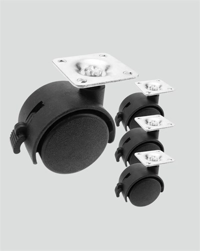 Kilitli Mobilya Tekerleği 6 cm 4’lü Kolay Kurulum