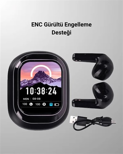 Kişiselleştirilebilir LED Ekranlı Bluetooth Kulaklık – Oyun & Müzik Modlu