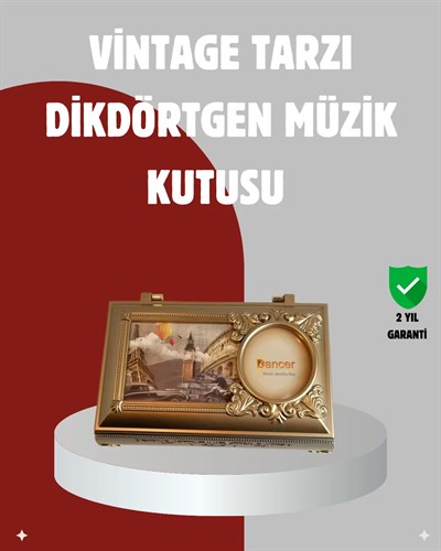 Kız Çocuk Oyuncak Piyano Görünümlü Balerinli Müzik Kutusu
