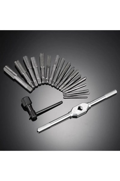 Klavuz 40 Parça Klavuz Açma Seti Pafta Seti Metrik Set Kılavuz Pafta Full Set