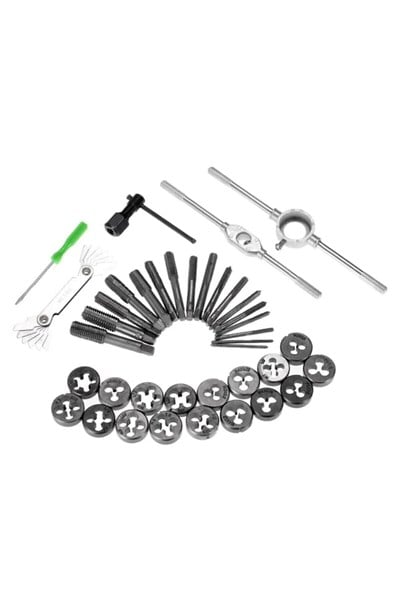 Klavuz 40 Parça Klavuz Açma Seti Pafta Seti Metrik Set Kılavuz Pafta Full Set