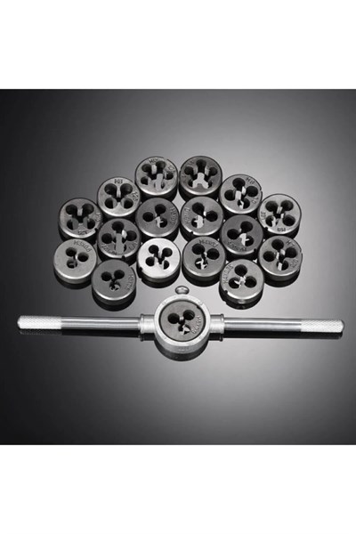 Klavuz 40 Parça Klavuz Açma Seti Pafta Seti Metrik Set Kılavuz Pafta Full Set