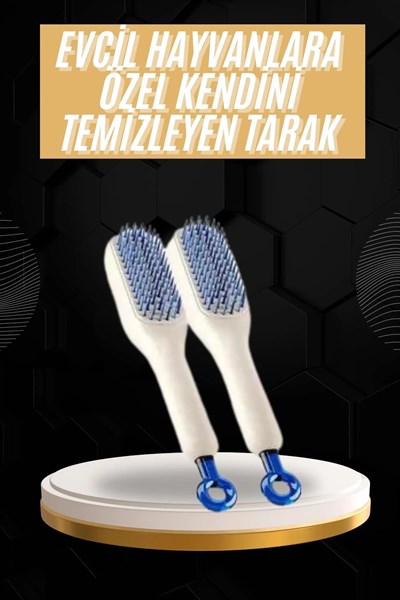 Kolay Temizlenen Fırçası Evcil Hayvanlara Özel Tüy Temizleme