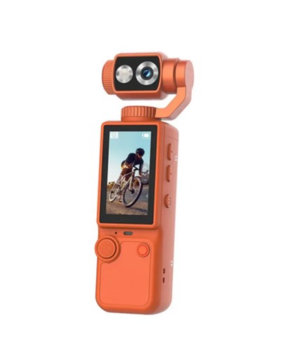 Kompakt 4K Gimbal Kamera 180 Derece Döner Başlık Stabil Video ve Vlog Uyumlu