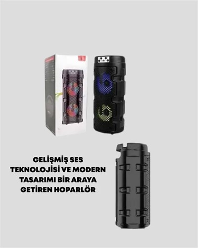 Kompakt Tasarım, Yüksek Ses Performansı – Çoklu Giriş Seçenekli Kablosuz Hoparlör (Bluetooth, USB, SD Kart, AUX)