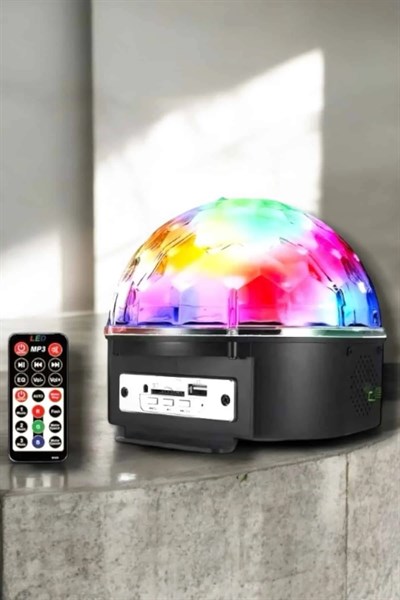Kompakt Tasarımlı, Telefon Kontrollü Disko Topu Işıkları