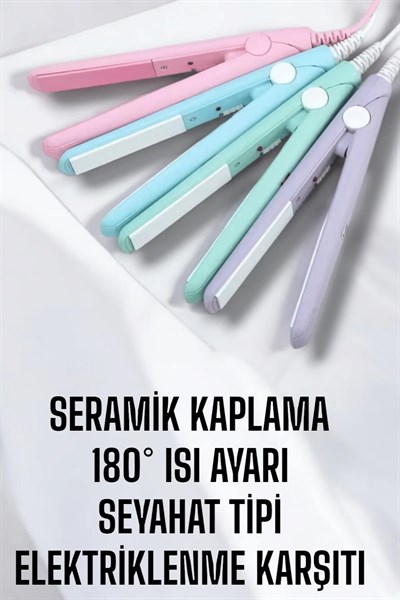 Kompakt ve Hafif: Elektriklenme Karşıtı Mini Saç Düzleştirici
