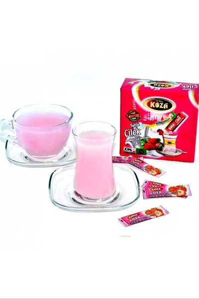 Koza Tek İçimlik Çilek Aromalı Toz İçecek 50li