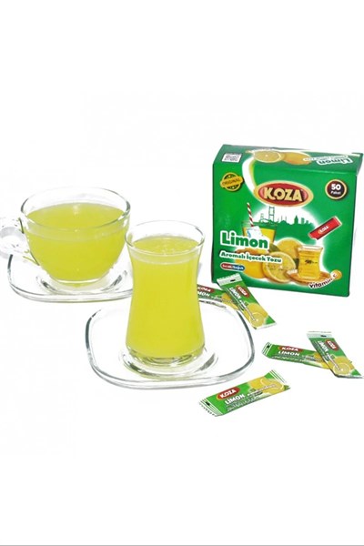Koza Tek İçimlik Limon Aromalı Toz İçecek 50li