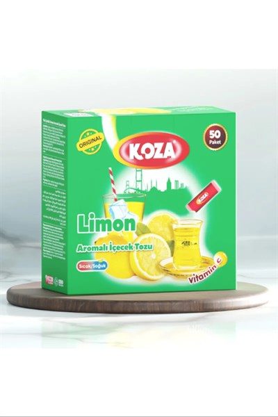 Koza Tek İçimlik Limon Aromalı Toz İçecek 50li