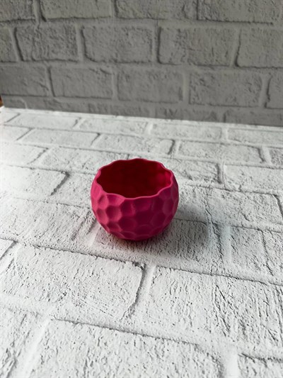 Küçük Boy Mor Saksı 5 cm Şık ve Minimal Dekoratif Tasarım