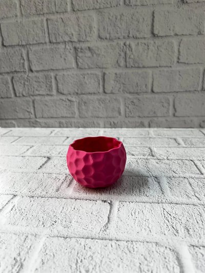 Küçük Boy Mor Saksı 5 cm Şık ve Minimal Dekoratif Tasarım