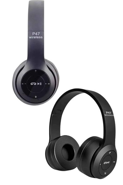 Kulak Üstü Bluetooth Kulaklık Yüksek Ses Kaliteli Ayarlanabilir