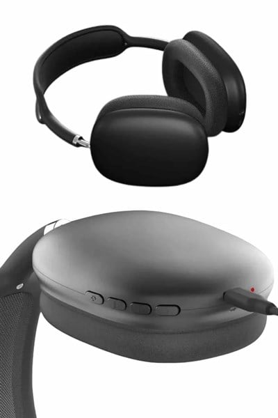 Kulak Üstü Kablosuz Bluetooth Kulaklık Yumuşak Süngerli SD Kart Girişli