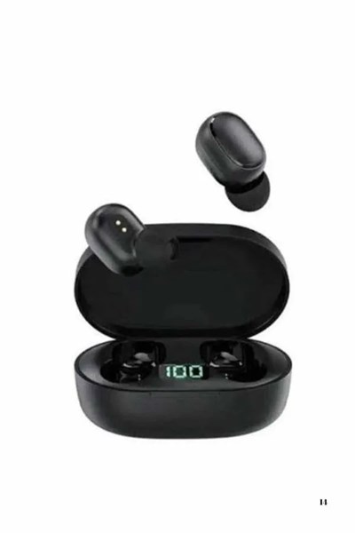 Kulaklık Dijital Göstergeli Bluetooth Bağlantılı Kablosuz Kulak İçi Mikrofonlu Dokunmatik Kontrol