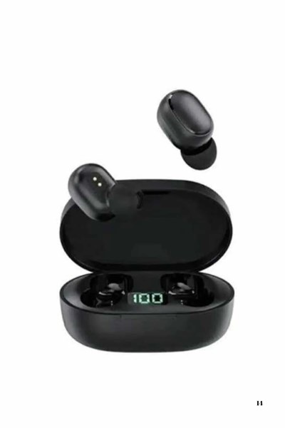 Kulaklık Dijital Göstergeli Bluetooth Bağlantılı Kablosuz Kulak İçi Mikrofonlu Dokunmatik Kontrol