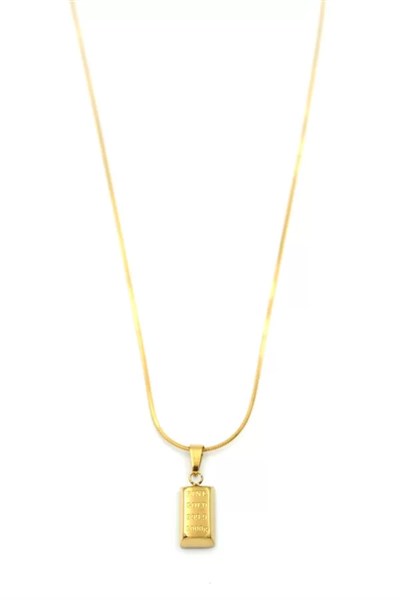 Külçe Altın Kolye - Altın