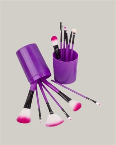 Kusursuz Makyaj İçin 12 Parça Profesyonel Fırça Seti Taşınabilir Kutu Hediyeli