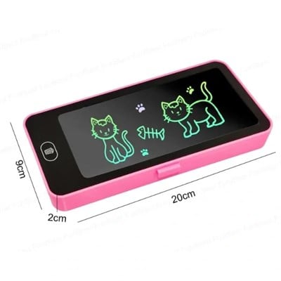 LCD Dokunmatik Ekranlı Kalemlik Mavi Renkli