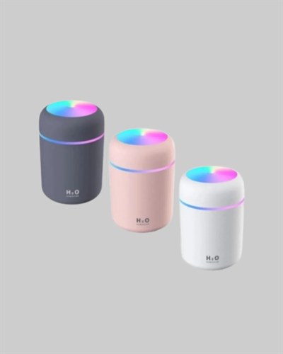 LED Işıklı USB Nemlendirici – Sürekli ve Aralıklı Püskürtme Modu