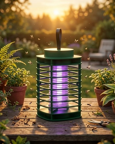 LED Sivrisinek Öldürücü Lamba Güçlü UV Işık ve Elektrikli Tuzak Sistemi